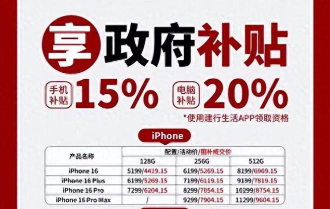 息：手机国家补贴标准一视同仁均补贴15%龙8游戏国际登录手机国补2025最新消(图4)